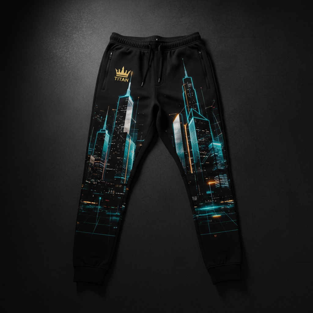 TITAN Men's Jogger Pants - Tapered Training Joggers Moisture-Wicking