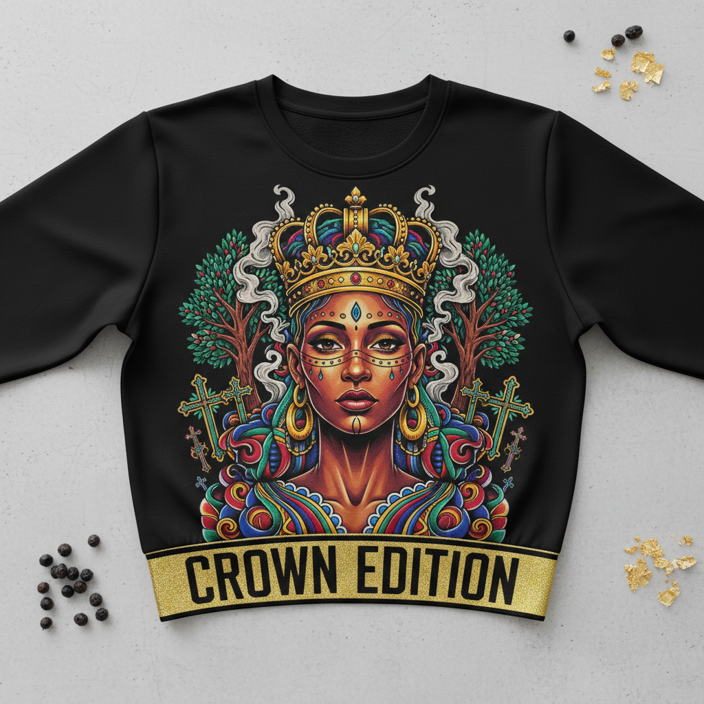 TITAN Women's Queen of Sheba Empress Crewneck — Makeda Edition