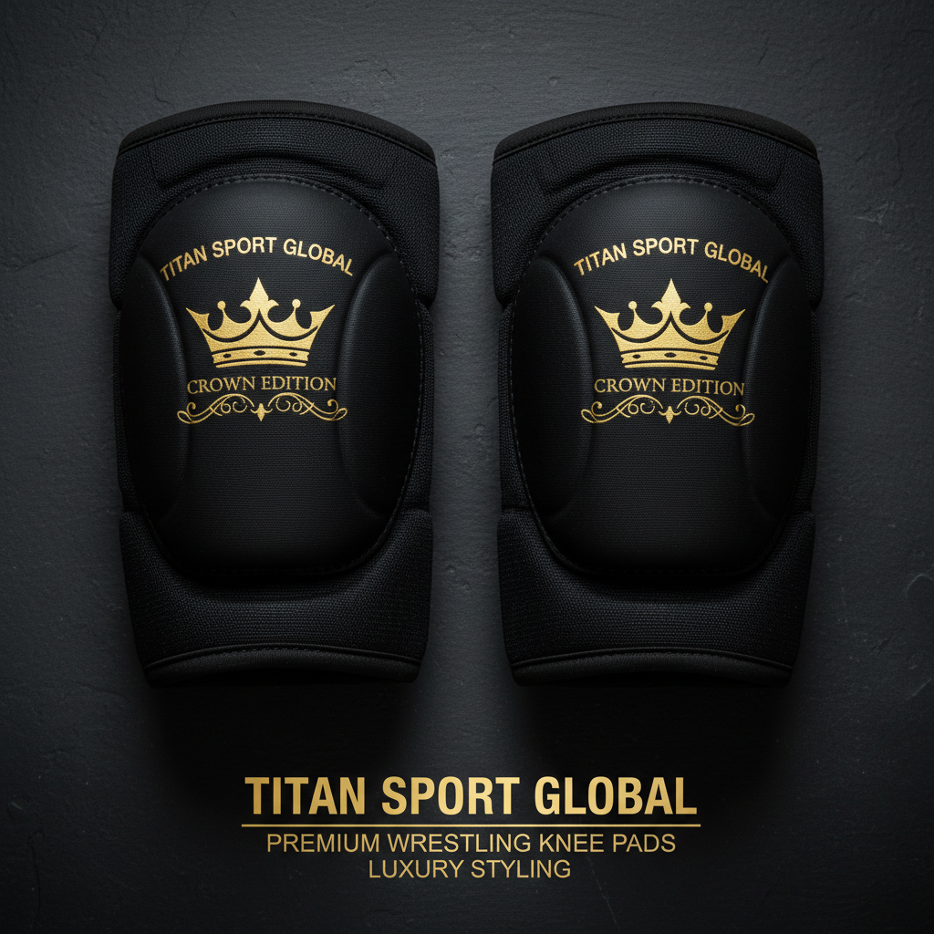 TITAN Crown Edition Wrestling Knee Pads