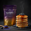 TITAN Vegan Protein Pancake Mix – Blueberry, premium product photography