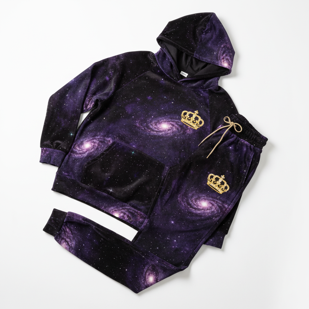 TITAN Galaxy Crown Tracksuit — Crown SWAG Edition