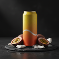 TITAN Protein Coconut Water – Passion Fruit, premium product photography