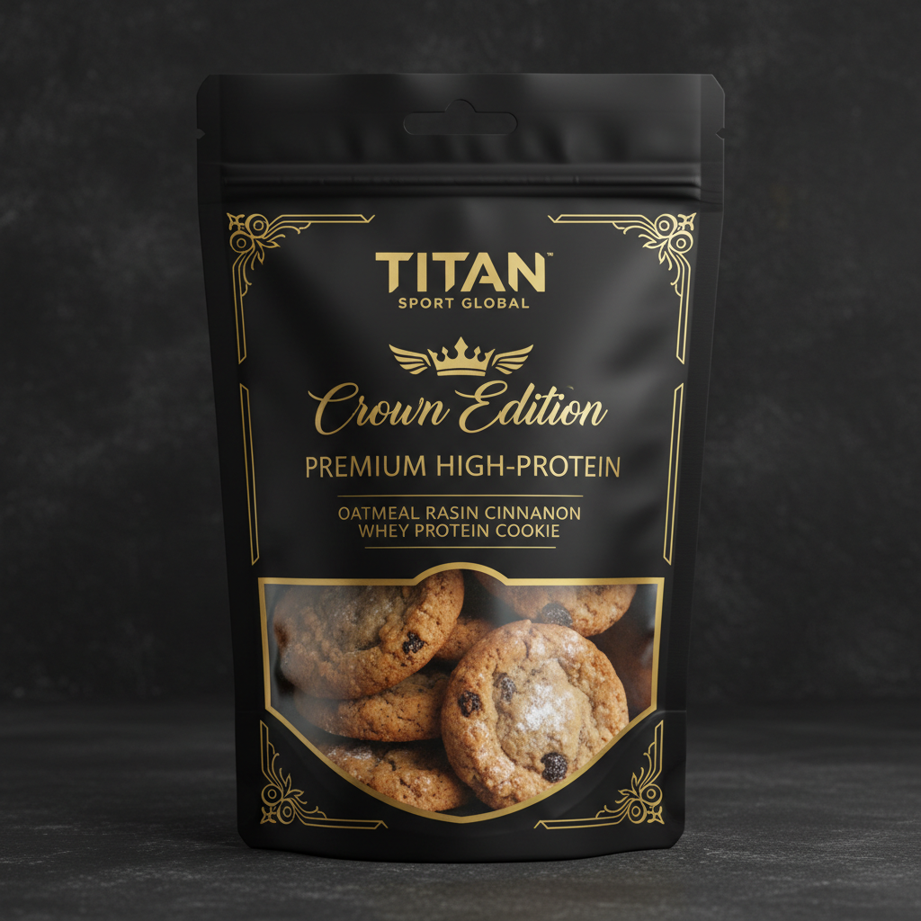 Oatmeal Raisin Cinnamon Whey Protein Cookie — TITAN SPORT GLOBAL