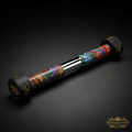 TITAN Crown Edition Lat Pulldown Bar — Crown Edition matte black and gold