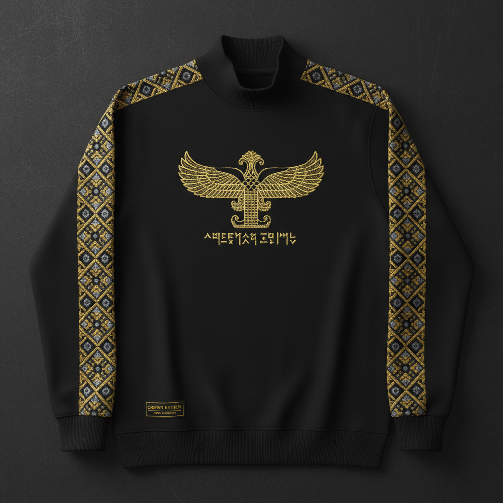 TITAN Persian Achaemenid Crewneck Turtleneck — Cyrus Edition