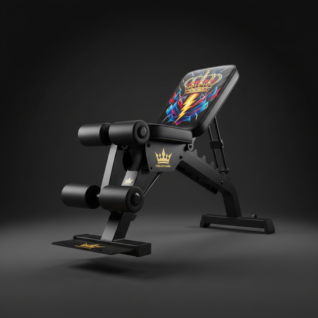 TITAN Crown Edition Nordic Curl Bench
