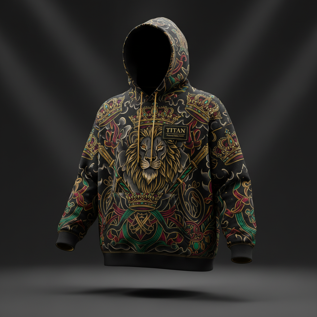 TITAN Premium Woven Label Hoodie