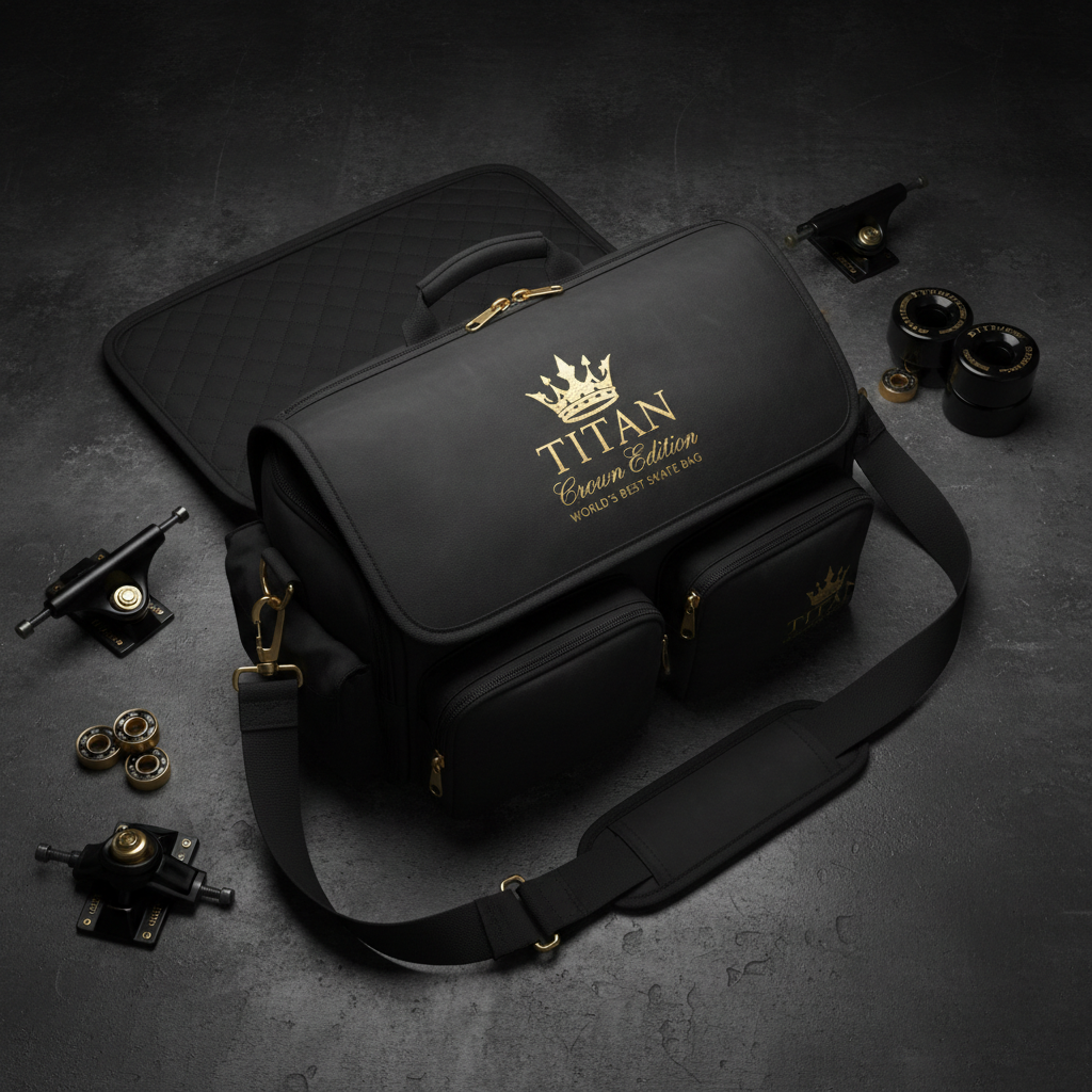 TITAN Crown Edition World's Best Skateboard Carry Bag