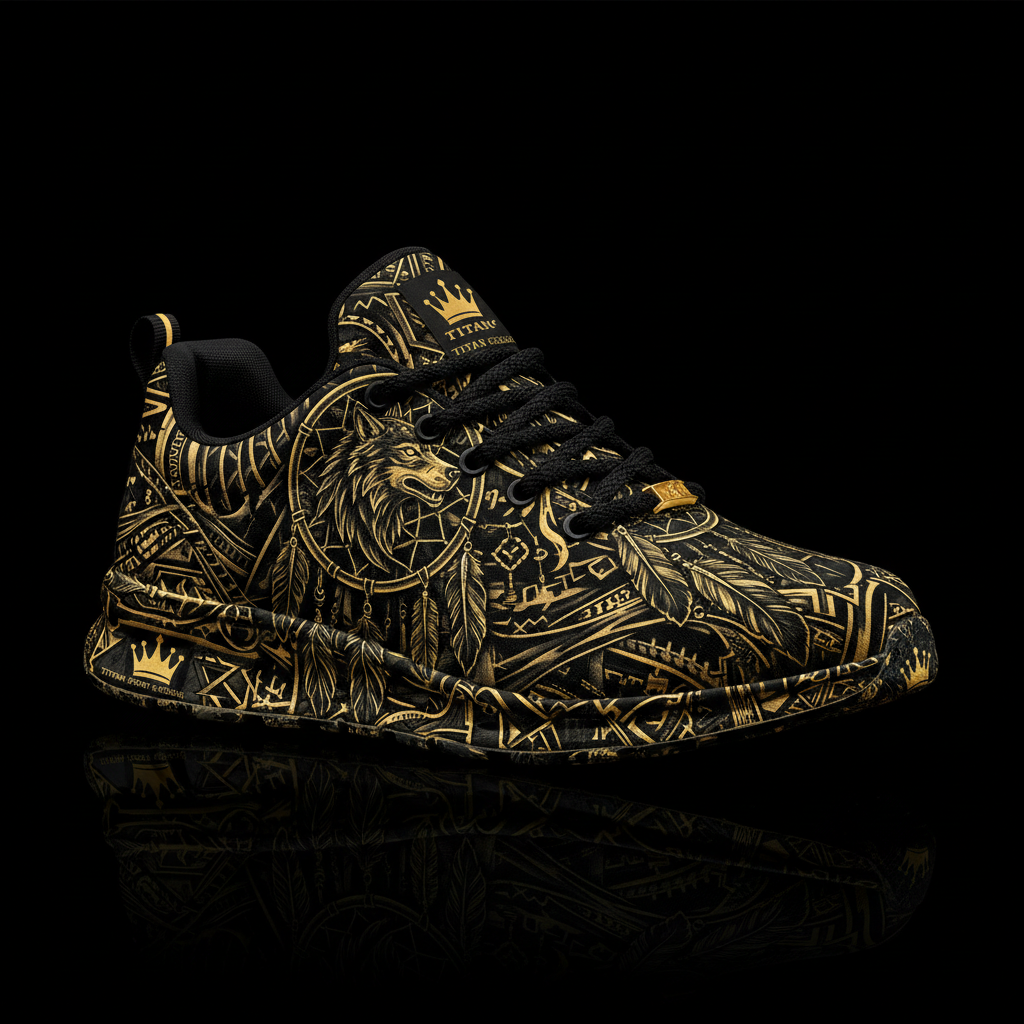 TITAN Crown Edition Dreamcatcher Spirit Men's Training Shoe Tattoo Art