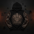 TITAN Women's Crown Edition Lounge Hoodie Rose Gold Black
