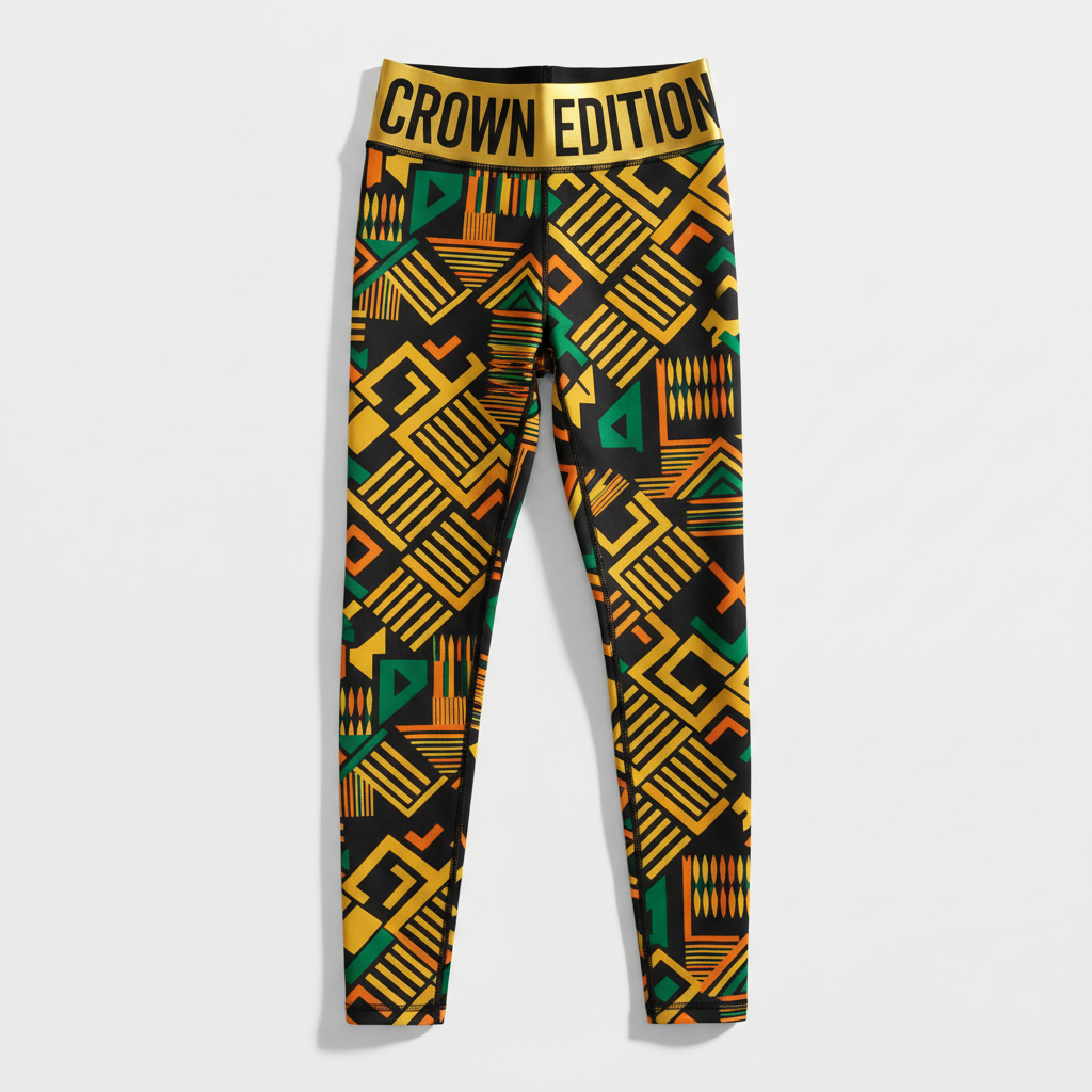 TITAN Women's Kente Queen Tights — Ashanti Edition
