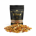 Crown Honey Mustard Pretzel Protein Trail Mix — Crown Edition matte black pouch