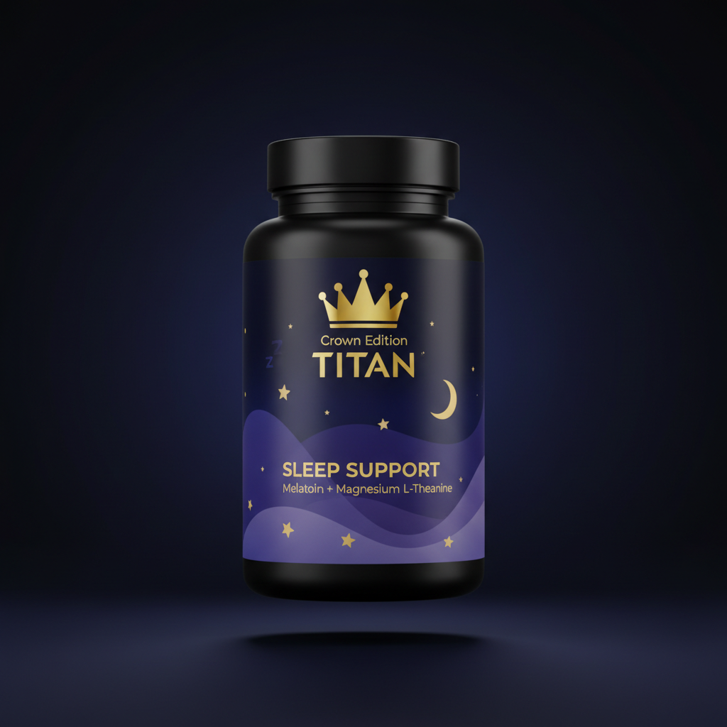 TITAN Sleep Support — Melatonin, Magnesium & L-Theanine for Athletes