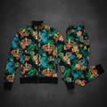 TITAN Women's Tropical Crown Tracksuit matching set flat lay