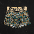 TITAN Crown Edition Tattoo Art Deco Shorts Women's Athletic Bottoms