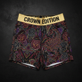 TITAN Crown Edition Tattoo Art Jogger Shorts Women's Athletic Bottoms