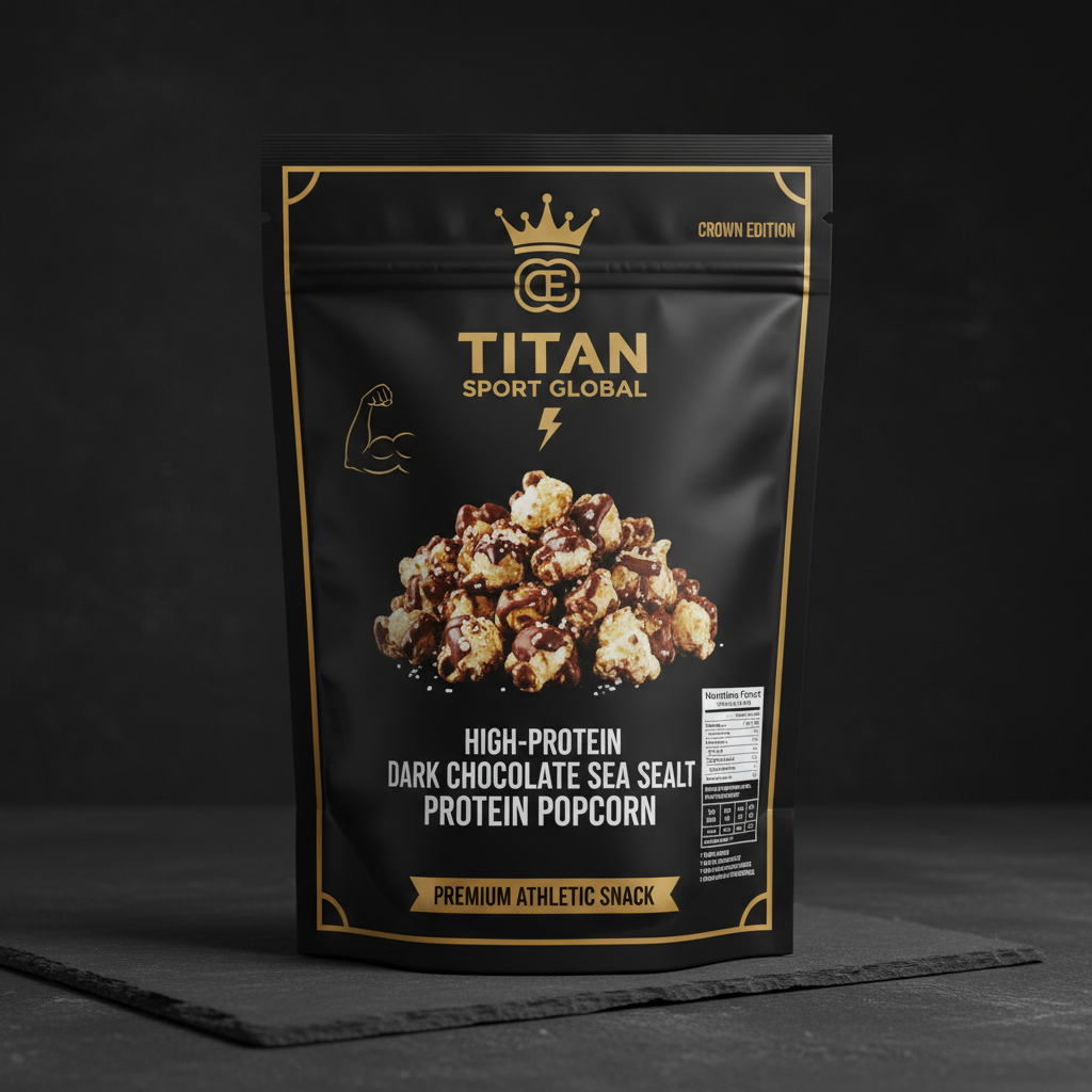 Dark Chocolate Sea Salt Protein Popcorn — TITAN SPORT GLOBAL