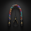 TITAN Crown Edition Tricep Rope Cable Attachment — Crown Edition matte black and gold