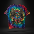 TITAN Premium Tie-Dye Oversized Tee - Crown Edition Jewel Tone Art