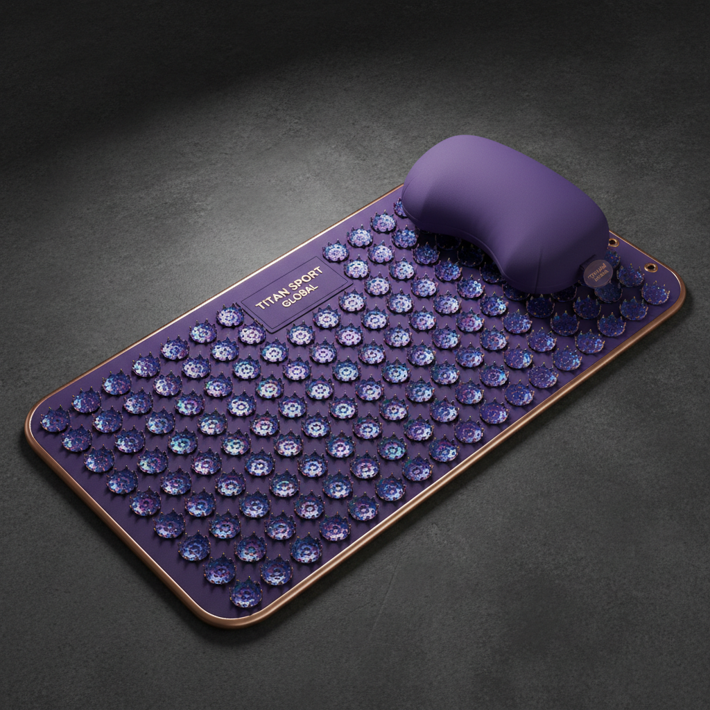 TITAN Women's Acupressure Mat Rose Crown Edition