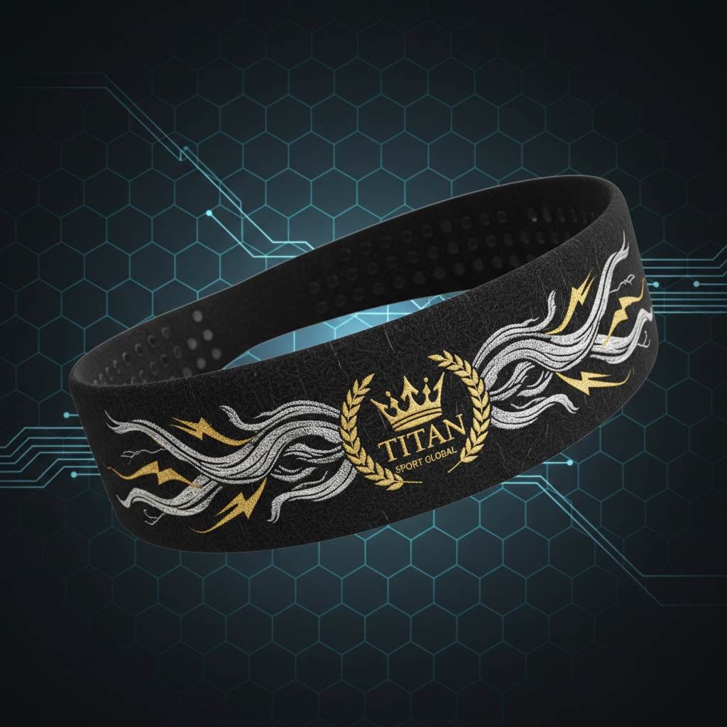 TITAN SwiftDry Headband - Instant Sweat Absorption flat lay