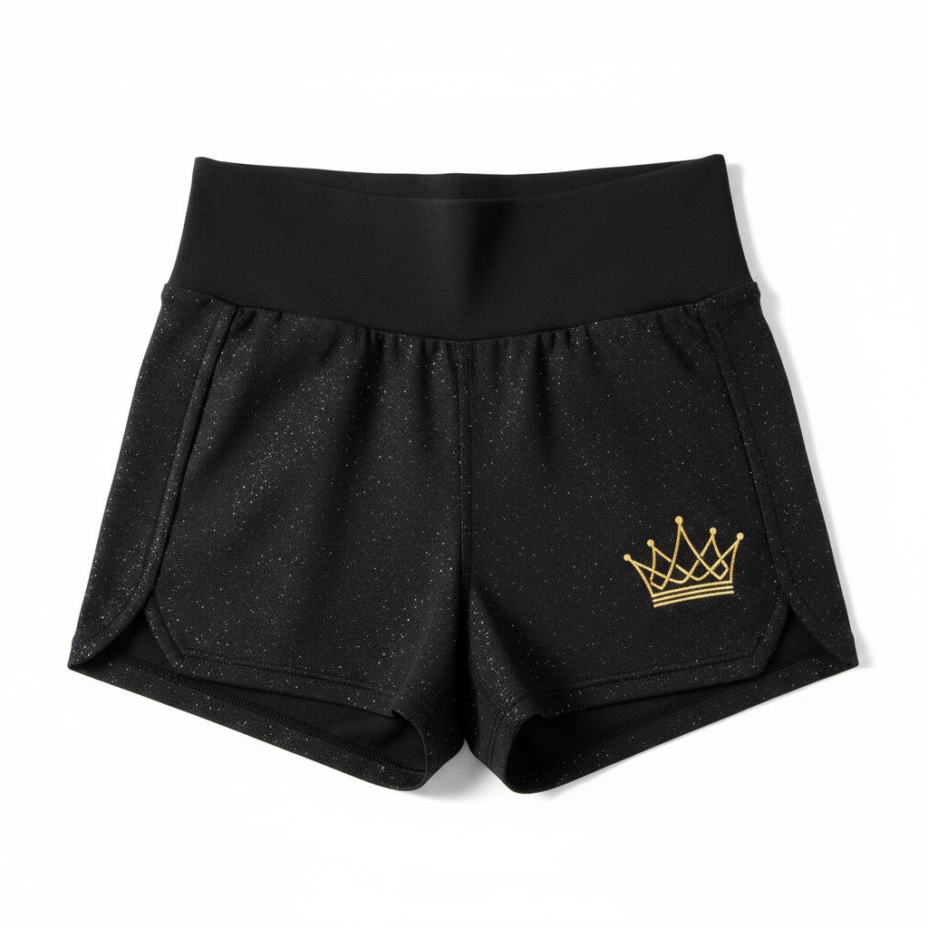 TITAN Midnight Royale Women’s Shorts — Crown SWAG Edition