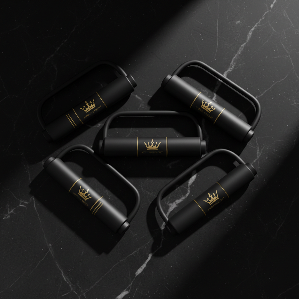 TITAN Figure-8 Resistance Bands Set Crown SWAG Edition black gold