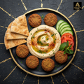 Lebanese Hummus & Falafel Plate - TITAN Sport Global