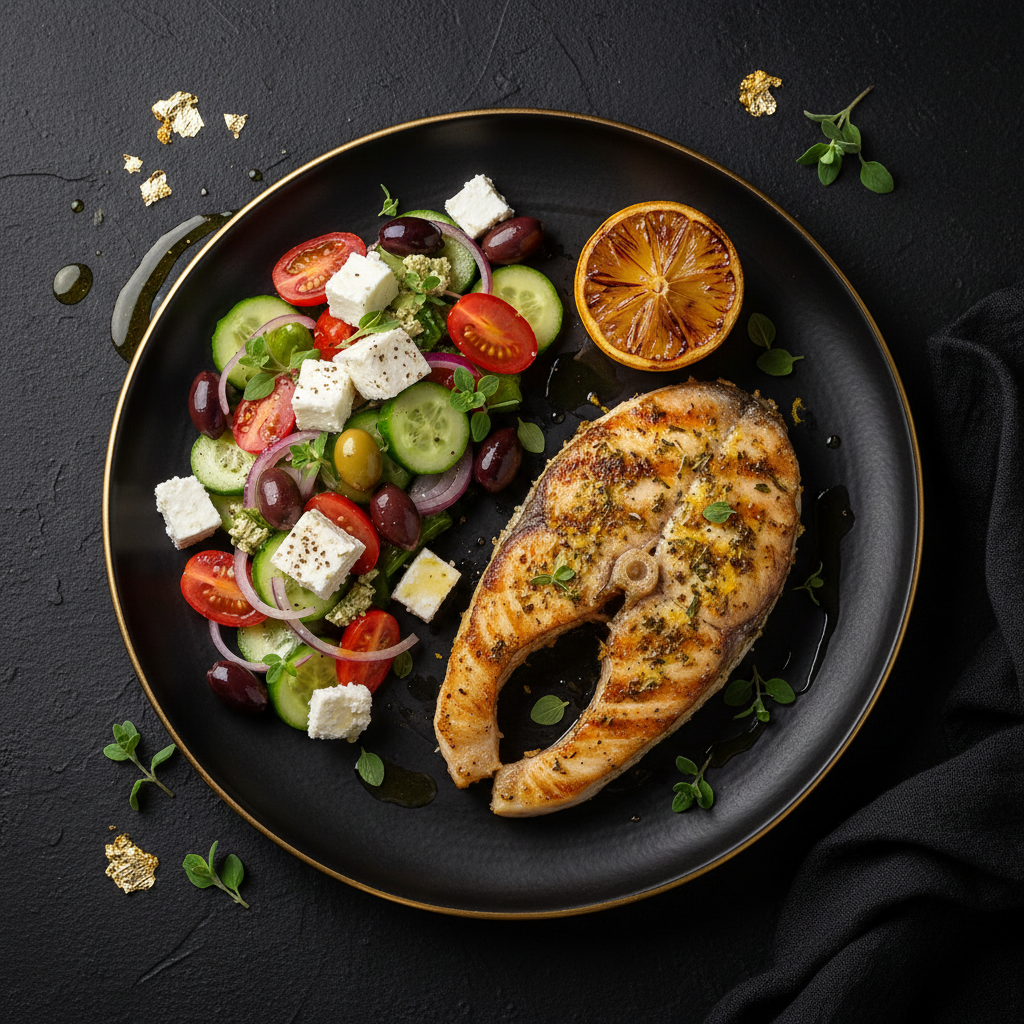 TITAN Greek Grilled Swordfish Muscle Dinner