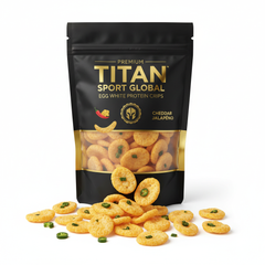 TITAN Egg White Protein Crisps — Cheddar Jalapeño