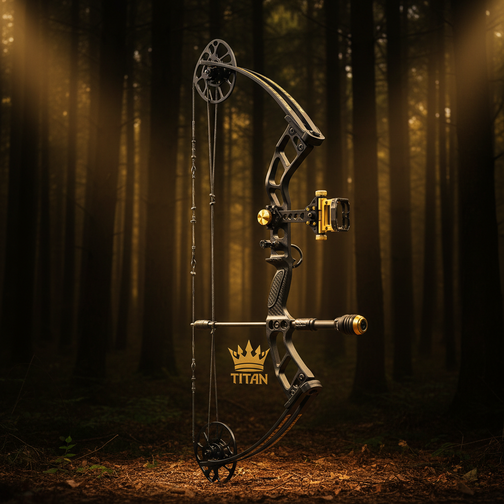 TITAN Pro Compound Bow Package Black & Gold