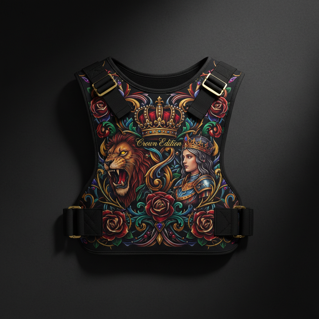 TITAN Crown Edition Tattoo Art Compression Posture Corrector
