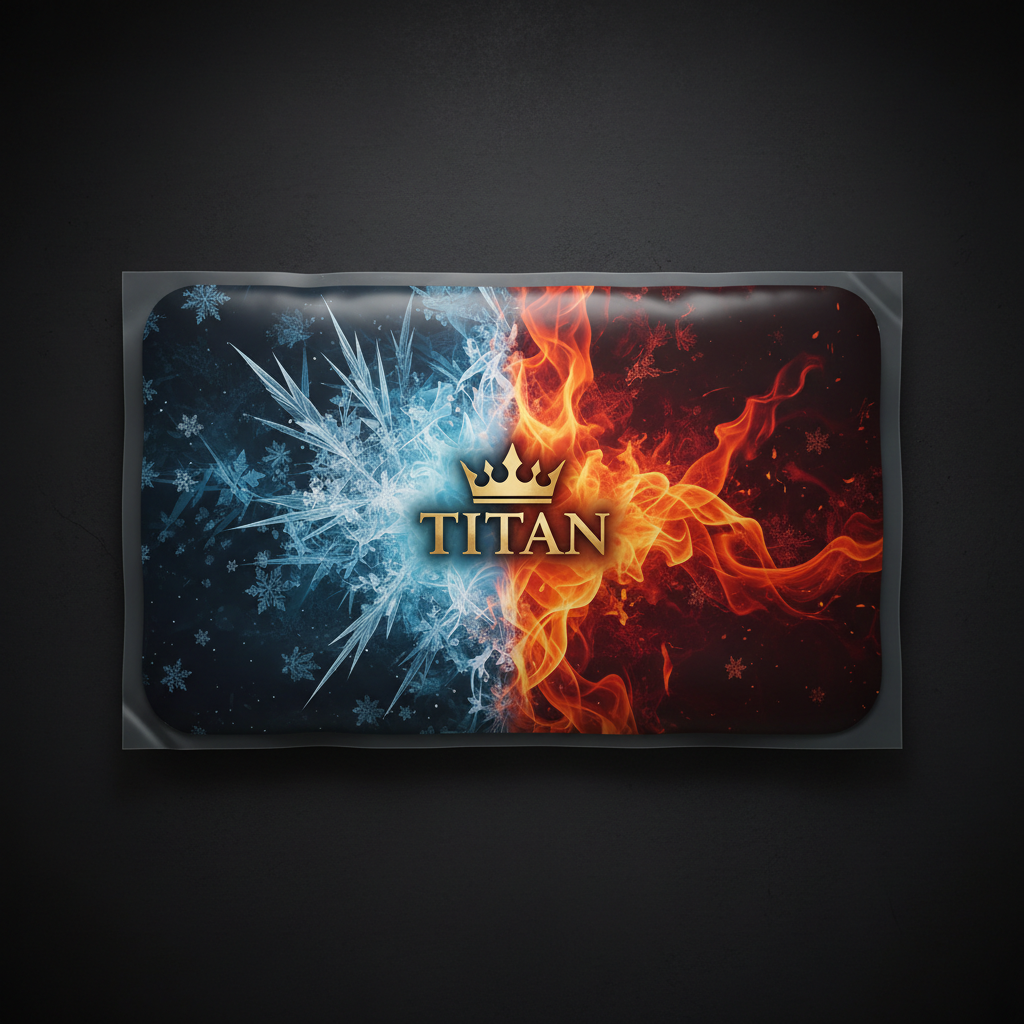 TITAN Hot & Cold Therapy Pack - Large Reusable Gel Ice Pack 11x14