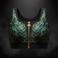 TITAN Crown Edition Women's Sports Bra — Emerald Dragon