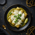 TITAN Mexican Vegetarian Enchiladas Verdes Lunch Plate
