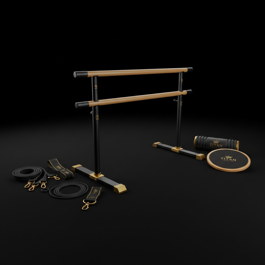 TITAN All-In-One Dance Athlete's Strength & Flexibility Home Gym Kit — Crown Edition