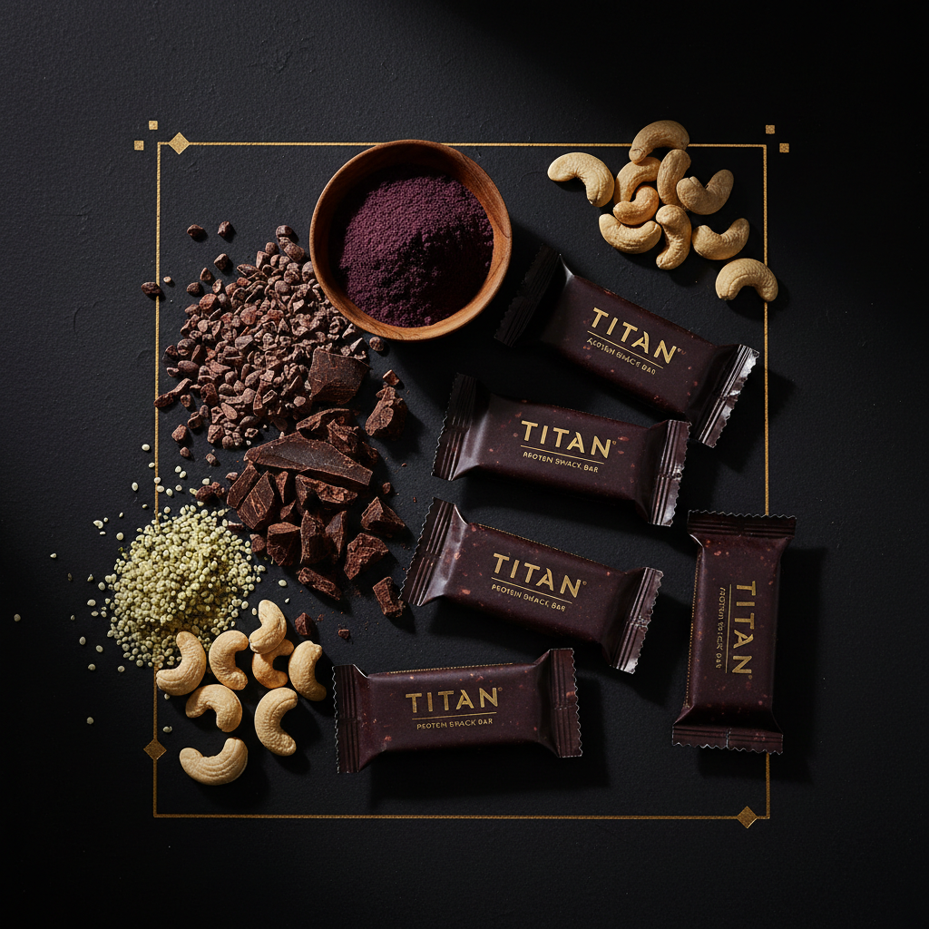 TITAN Acai Cacao Protein Snack Bar