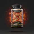 TITAN Organic Ginseng Complex - Energy & Vitality Booster supplement bottle