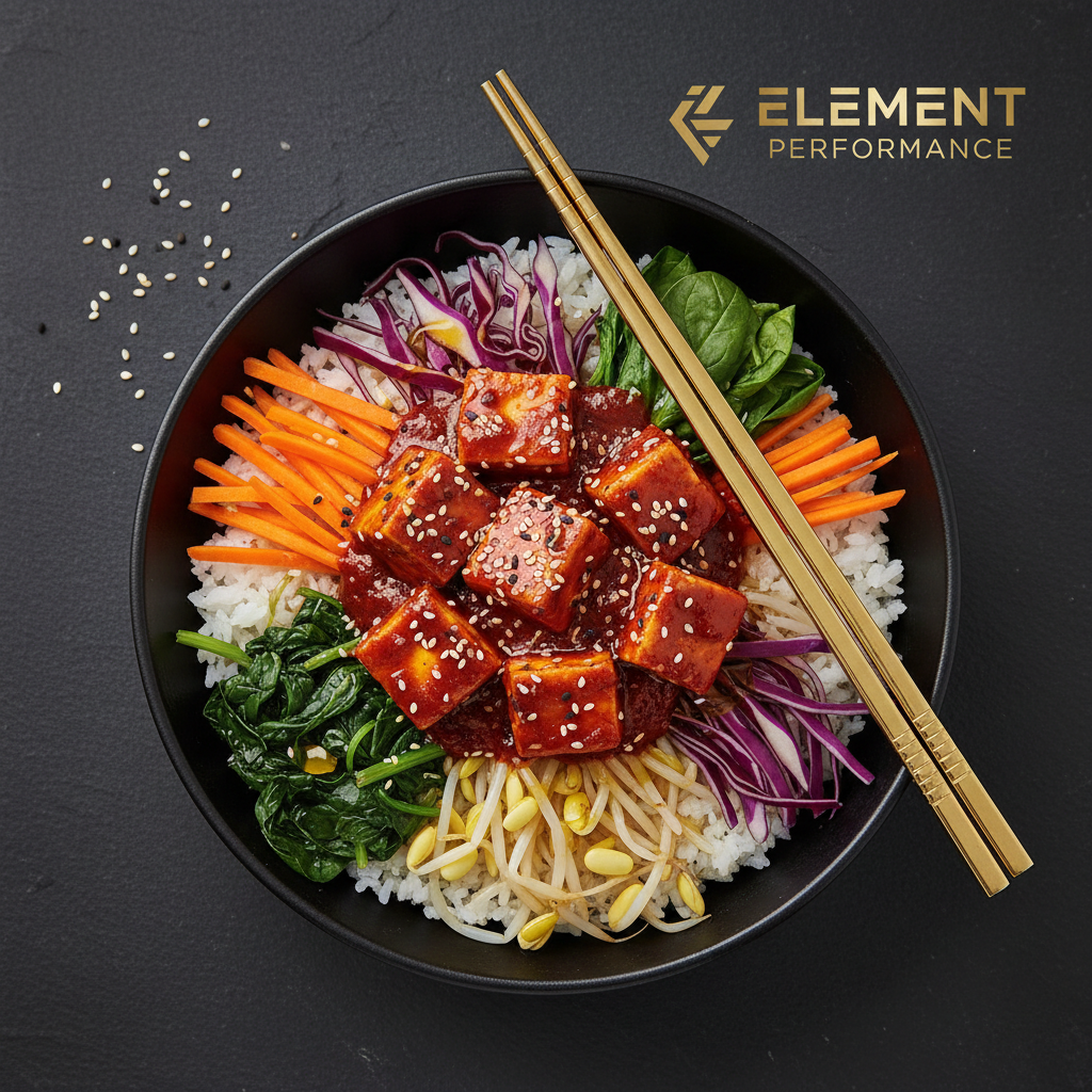 Korean Spicy Tofu Bibimbap Bowl - TITAN Sport Global