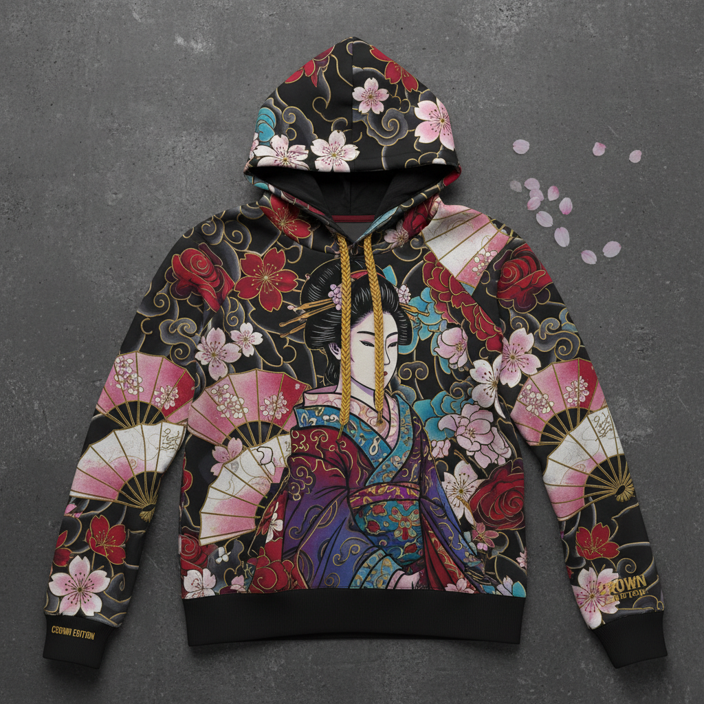 TITAN Women's Geisha Blossom Hoodie — Hanako Edition