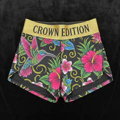 TITAN Crown Edition Tattoo Art Running Shorts — Women's Athletic Bottoms