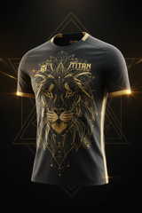 TITAN Gold Sacred Geometry Soccer Jersey — Exclusive Black & Gold Football Kit 🖤⚽ (S–3XL)