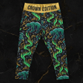 TITAN Crown Edition Tattoo Art Aurora Polar Bear Joggers Women's Athletic Bottoms
