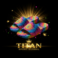 TITAN SPORT GLOBAL recovery slides with tie dye crown pattern