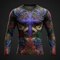 Sealed By The Spirit Men's Compression Shirt — TITAN Crown Edition tattoo artwork