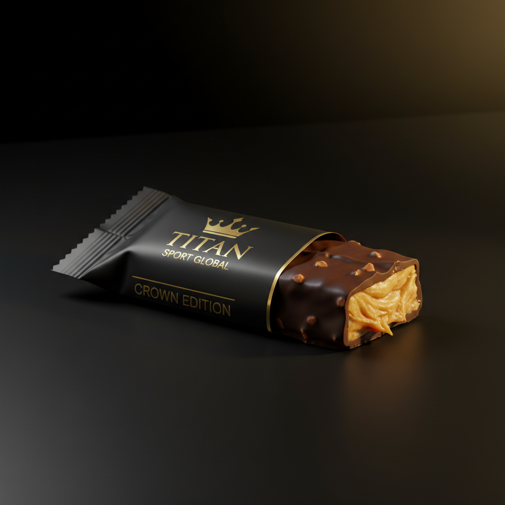TITAN Crown Dark Chocolate Almond Butter Honey Protein Bar - Crown Edition