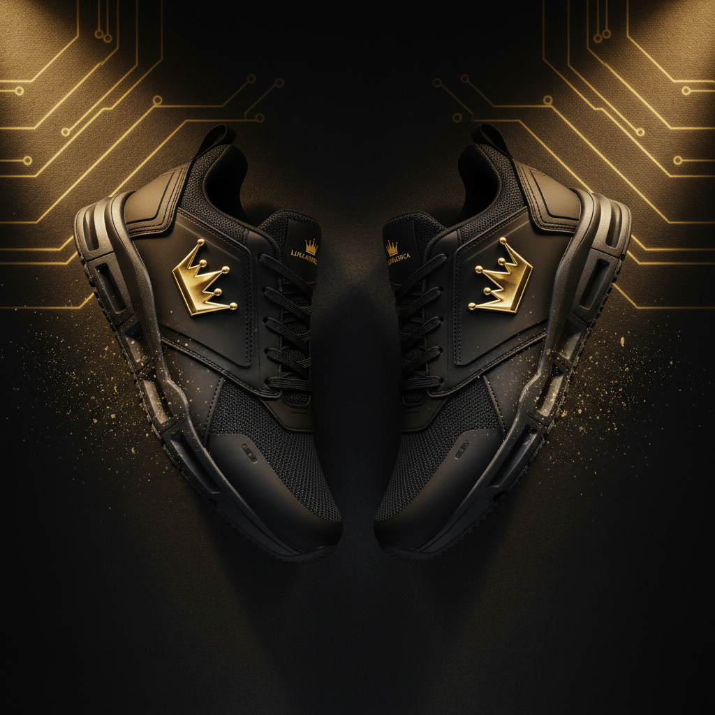 TITAN Apex Pro Training Shoe Midnight Crown SWAG Edition flat lay