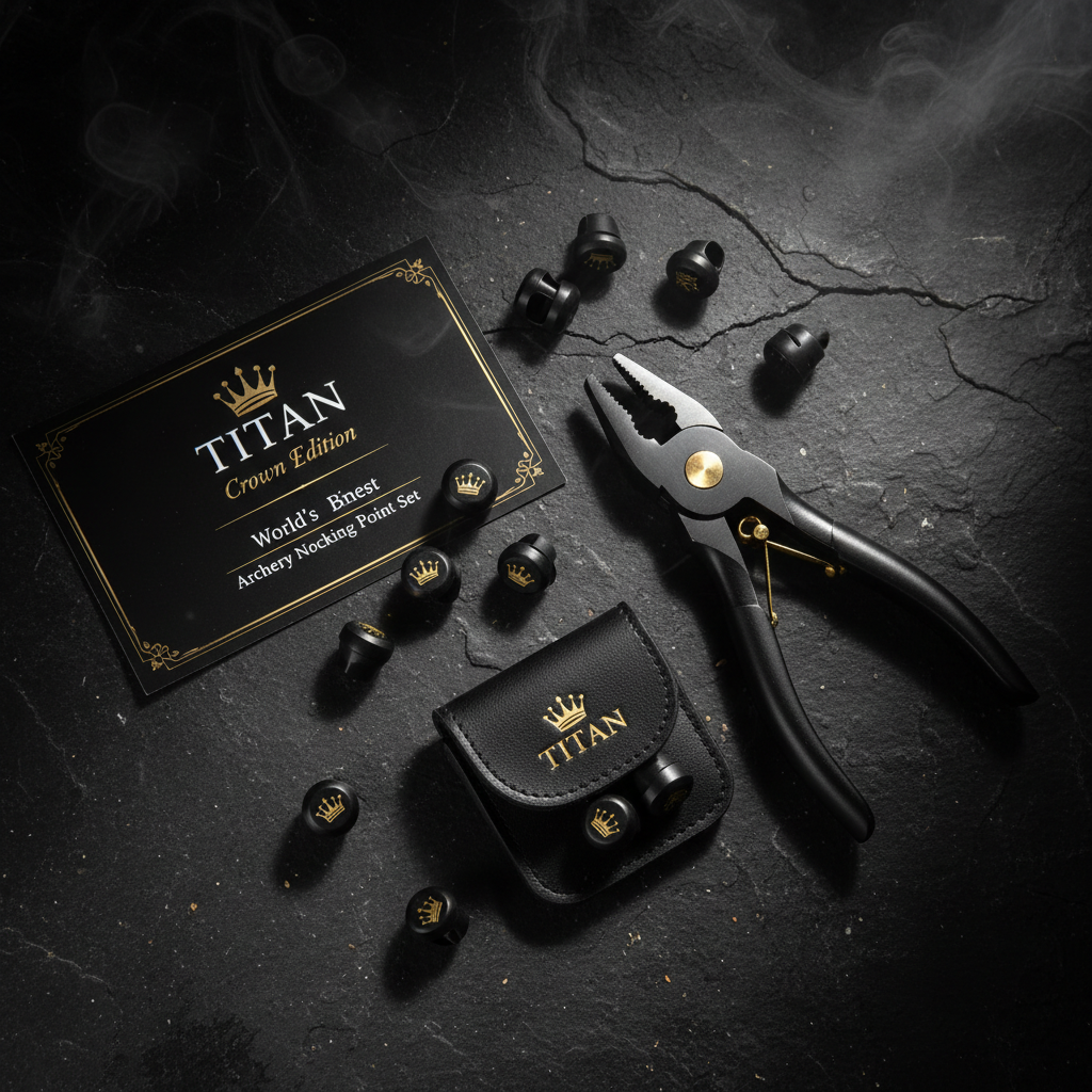 TITAN Crown Edition World's Best Archery Nocking Point Set