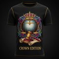 Justified Men's Tee — TITAN Crown Edition tattoo artwork