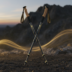 TITAN Apex Folding Trekking Poles — Crown Edition